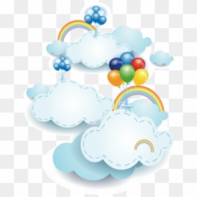 Nuvens Infantil Vetor Png, Transparent Png - cloud graphic png