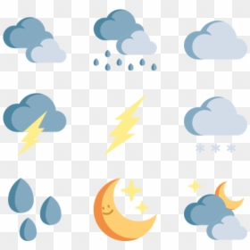 Iconos Del Clima, HD Png Download - cloud graphic png
