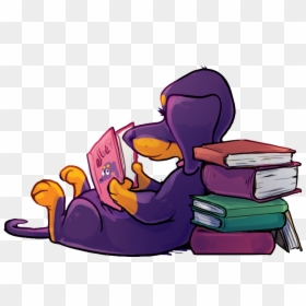 Book Lovers Cartoon, HD Png Download - books .png