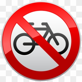 Sign No Bicycles, HD Png Download - no clipart png