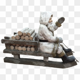 Statue, HD Png Download - christmas sleigh png