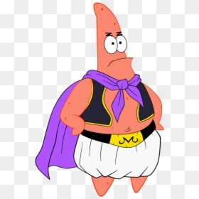 Patrick Star Majin Buu, HD Png Download - patrick.png