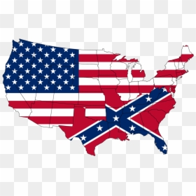 Us Mexico Map Flag, HD Png Download - u.s. flag png
