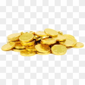 Chocolate Coins No Background, HD Png Download - coins.png