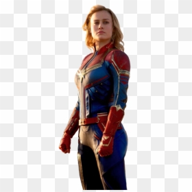 Brie Larson Captain Marvel Hot, HD Png Download - ms marvel png