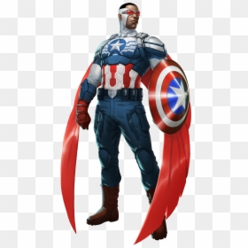 Falcon As New Captain America, HD Png Download - ms marvel png