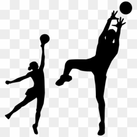 Netball Clip Art, HD Png Download - volley ball png