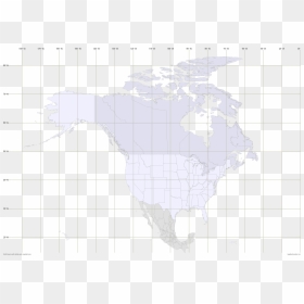North America White Png, Transparent Png - mexico map outline png
