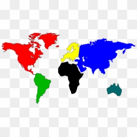 Continent Clipart, HD Png Download - mexico map outline png