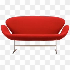 Red Sofa Png, Transparent Png - sofa icon png