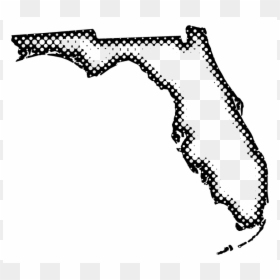Transparent State Of Florida Png, Png Download - black outline png