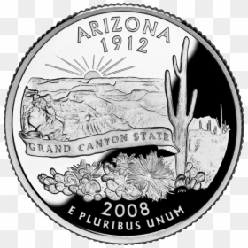 Nevada State Quarter, HD Png Download - arizona state outline png