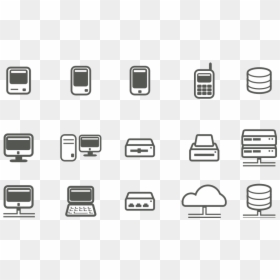 Free Computer Network Icons, HD Png Download - network icons png