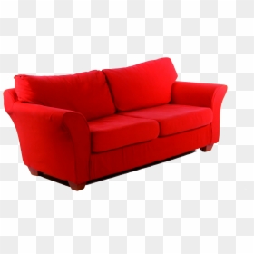Red Couch, HD Png Download - sofa icon png