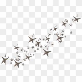 Transparent White Stars Background Png, Png Download - shooting star png