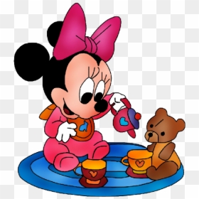 Cute Baby Disney Cartoon Characters, HD Png Download - minnie mouse png