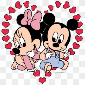 Love Baby Mickey And Minnie, HD Png Download - minnie mouse png