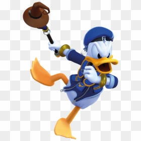Donald Duck Kingdom Hearts Model, HD Png Download - duck png