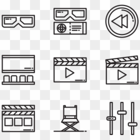 Iconos Del Cine Png, Transparent Png - film png