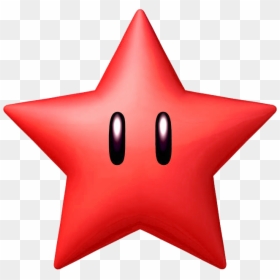 Super Mario Red Star, HD Png Download - shooting star png
