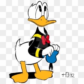 Donald Duck Black Background, HD Png Download - duck png