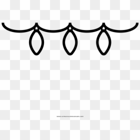 Line Art, HD Png Download - string lights png