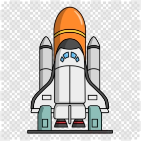 Space Shuttle Cartoon Png, Transparent Png - astronaut png