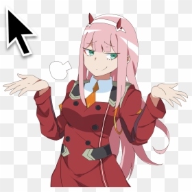 Zero Two Transparent Background, HD Png Download - mouse pointer png