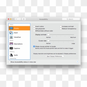 Turn On Mac Cursor Finder, HD Png Download - mouse pointer png