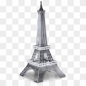 Metal Earth Eiffel Tower, HD Png Download - eiffel tower png