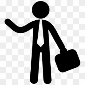 Man With Magnifying Glass Icon, HD Png Download - stick figure png
