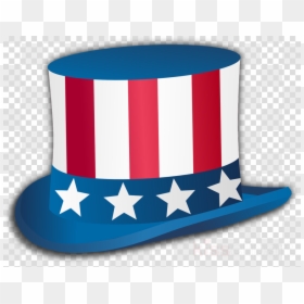Transparent Background Uncle Sam Hat Clipart, HD Png Download - fedora png
