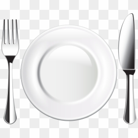 Transparent Background Plate And Fork Png, Png Download - fork png