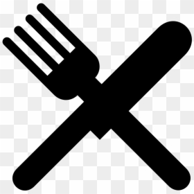 Knife And Fork Sign Png, Transparent Png - fork png