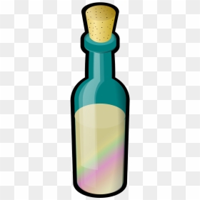 Bottle With Cork Clipart, HD Png Download - sand png