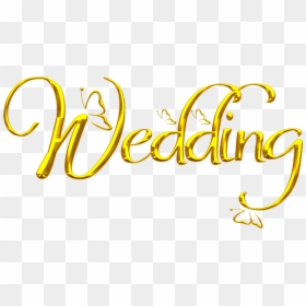 Wedding Font Images Png, Transparent Png - wedding png