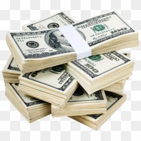 Money Stacks White Background, HD Png Download - cash png