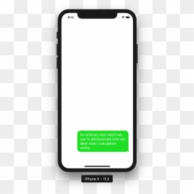 Iphone Bubble Text Png, Transparent Png - text bubble png