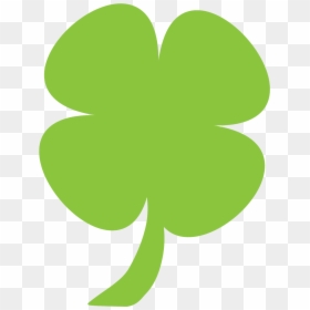Green Flower Silhouette, HD Png Download - shamrock png