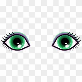 Green Eyes Clipart, HD Png Download - googly eyes png