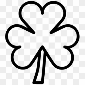 White Out Shamrock Icon Png, Transparent Png - shamrock png