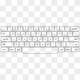 Ansi - Clip Art Computer Keyboard, HD Png Download - keyboard png
