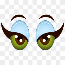 Girl Eye Cartoon Png, Transparent Png - googly eyes png