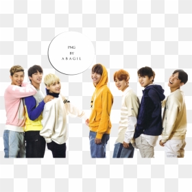 Yoongi With Other Members, HD Png Download - bts png