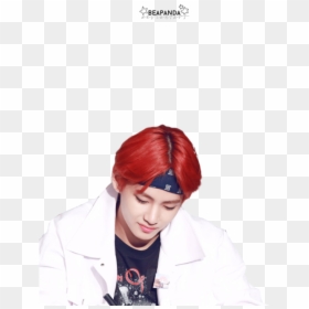 Red Hair, HD Png Download - bts png