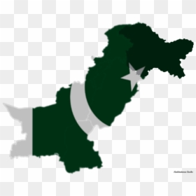 Pakistan Flag Map Png, Transparent Png - map png