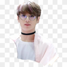 Bts Jungkook In Glasses, HD Png Download - bts png