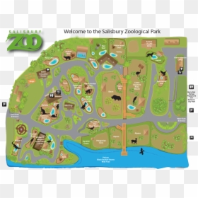 Salisbury Zoo Map, HD Png Download - map png