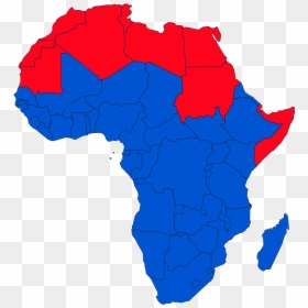 Africa Official Language Map, HD Png Download - map png
