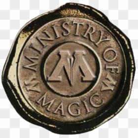 Harry Potter Ministry Of Magic Seal, HD Png Download - magic png